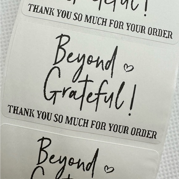 Thank You Stickers for Poshmark 2" | shipping supplies 100 pcs - Picture 2 of 2
